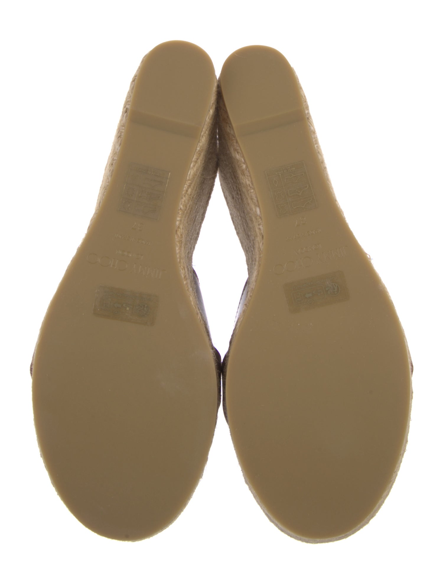 Jimmy Choo Leather Espadrilles